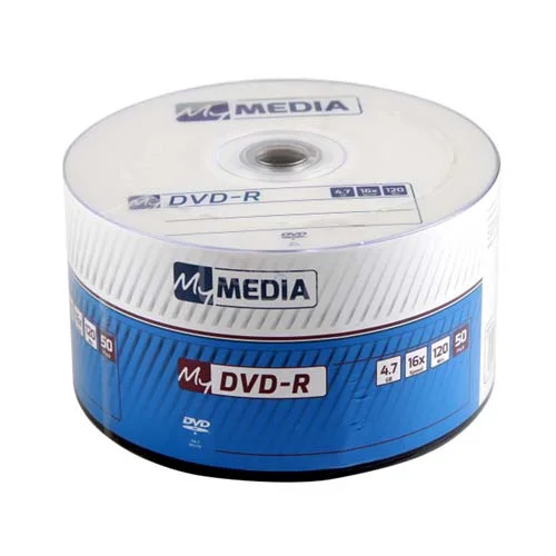 MEDIA - DVD-R დივიდი დისკი 1*50ც